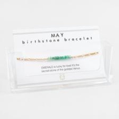 indi & me Birthstone bracelet - may indi & me Birthstone bracelet - may