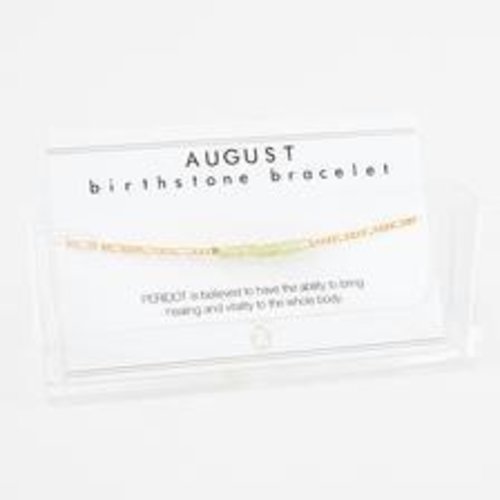 indi & me Birthstone bracelet - august indi & me Birthstone bracelet - august