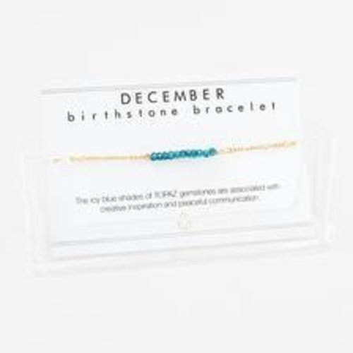 indi & me Birthstone bracelet - december indi & me Birthstone bracelet - december