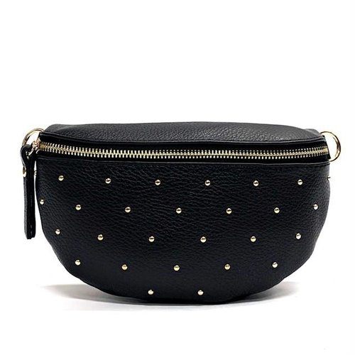 JOSS Studded bumbag - black JOSS Studded bumbag - black