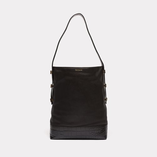 Ted Louise Ana Zwart Goud 15,6 inch Dames Laptoptas Van Full Grain Rundleer Ted Louise Ana Zwart Goud 15,6 inch Dames Laptoptas Van Full Grain Rundleer