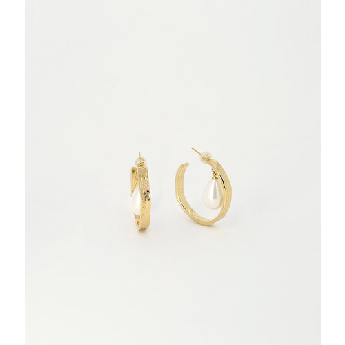 ZAG Bijoux Aimee oorbellen - Gouden staal
