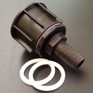 IBC Container Adapter mit 25 mm Schlauchtülle