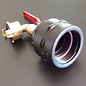 IBC Adapter FEINGEWINDE 2-Zoll / 58mm Auslauf Kugelhahn