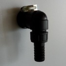 IBC Tankdurchführung 1'' mit 1'' Schlauchanschluss