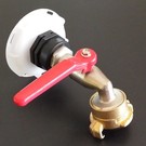 Wasserhahn für IBC SCHÜTZ FEINGEWINDE 62mm
