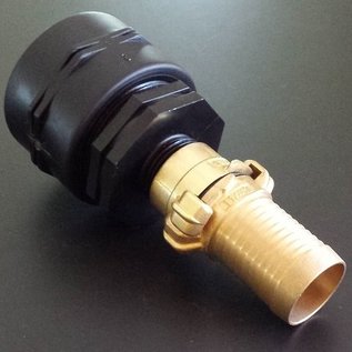 IBC Wassertank Schlauchadapter für 2'' Feingewinde mit GEKA Tülle für