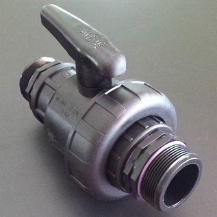 Kugelhahn 2-Zoll Aussengewinde auf 2-Zoll Aussengewinde IBC Gewindefitting