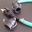 CAMLOCK Schlauchverbindung Wassertanks horizontal