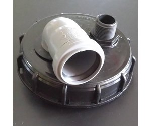 IBC Tankdeckel DN150 Mit Belüftung - 1 Zoll Außengewinde Für Tankanschlüsse