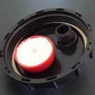 IBC Deckel 150mm mit Entlüftungsventil und 2 x 1'' AG