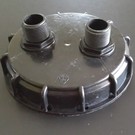 IBC Wassertank Deckel mit 2 x 2-seitigem 1'' AG