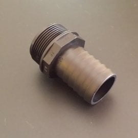 Tülle für 38mm 1-1/2" Schlauch mit 1-1/4" AG