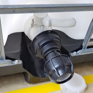 IBC 3-Zoll Adapter für 50 mm Rohre KLEMMVERBINDUNG