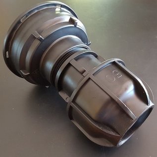 IBC 3-Zoll Adapter für 50 mm Rohre KLEMMVERBINDUNG