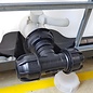 IBC 3'' Adapter für 50 mm Rohre KLEMMVERBINDUNG mit T-Stück