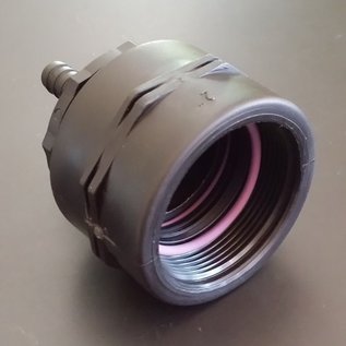 IBC FEINGEWINDE 2-Zoll Adapter mit 15-16 mm Tülle für 5/8-Zoll Schlauch