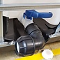 IBC 2-Zoll Adapter mit Winkel und Klemmverbindung für 50 mm Rohr