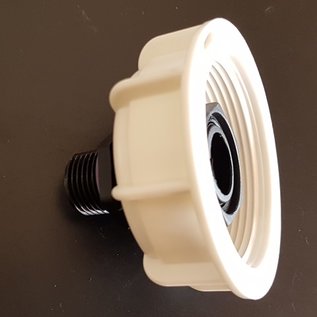 IBC ROHRGEWINDE 58 mm mit Überwurfmutter auf 1/2 Zoll Aussengewinde
