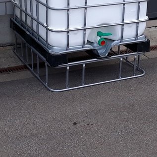 IBC Schütz Gitter breit (100 cm) 25 cm höher stellen