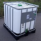 IBC Container Regenwassertank Werit 1000 Liter exFood auf Kunststoff-Palette #2VP16W-exFood-REGEN-USER