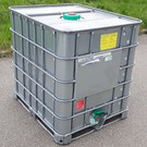 IBC Wasser-Container VERZINKT 1000l auf Stahl