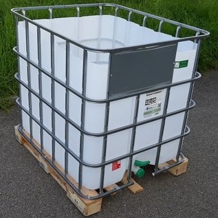 Offener Wassertank NEU 1000 Liter für Trinkwasser (lebensmittelecht) auf Holzpalette #6H-O-GC-NEU-REGEN-USER