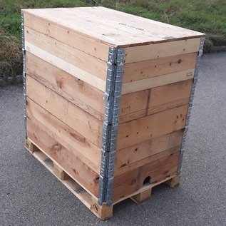 Holz-Wassertank 800 Liter IBC NEU für Trinkwasser auf Holz-Palette