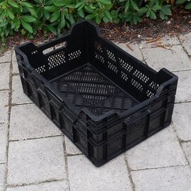 Gitterkiste Plastik / Kunststoff hoch, gebraucht, sortiert