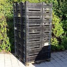 40 Gitterkisten Plastik / Kunststoff hoch, gebraucht, sortiert