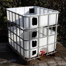 Aquaponic System mit 300l-500l SCHWARZ auf Holz