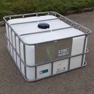 Frühbeetaufsatz NATUR (transparent) hoch für Hochbeet aus 4-Feld-IBC 100x120