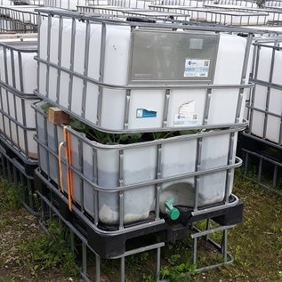 Frühbeetaufsatz NATUR (transparent) hoch für Hochbeet aus 4-Feld-IBC 100x120