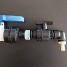 FEINGEWINDE 2'' mit Kugelhahn und 1'' AG