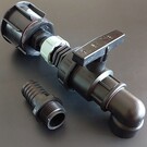 IBC Profi Adapter mit Hahn und 1'' IG