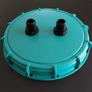 IBC Wassertank Deckel mit 2 x 2-seitigem 3/4'' AG