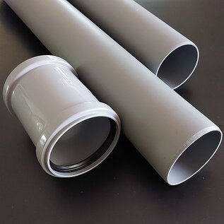 HT-Steckrohr DN 75 mm-100 cm 3-teilig -/- (Steck/Steck)
