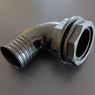 Regentonnendurchführung 2-Zoll mit 90° Bogen für Wasserbecken