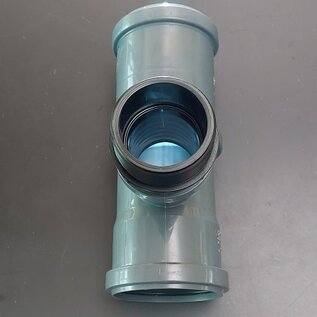 Regendieb dunkelgrau mit Winterbetrieb mit HT DN 75 mm Rohr und 2-Zoll AG Abgang