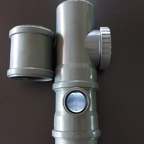 Regensammler für Fallrohr 80-110 mm mit HT110 mm Rohr und 110er Abgang -  , der online-Shop für REGENWASSER-ANWENDER in der Schweiz