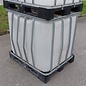 IBC Container Regenwassertank WERIT 1000 Liter auf Kunststoff-Palette