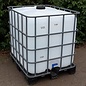 Regenwassertank 1000 Liter auf Kunststoff-Palette #IBC26VP-sauber-REGEN-USER