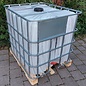 IBC Container 1000 Liter NEU ZEBRA für Lebensmittel auf Holz-Palette #IBC66H-GCZ-NEU