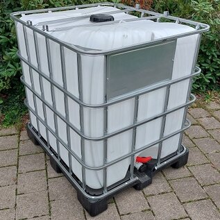 IBC Container für Schüttgut NEU ZEBRA 1000 Liter lebensmittelecht auf Kunststoff-Palette