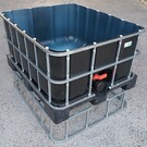 Terrassen-Hochbeet SCHWARZ für Gemüse 500l-90 Höhe auf VP mit Podest