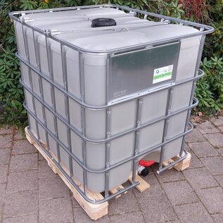 IBC Container für Futter 1000 Liter NEU RECYCLING (lebensmittelecht) auf Holzpalette