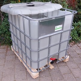 IBC Container für Futter 1000l NEU RECYCLING auf Holz