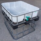 Balkon-Hochbeet NATUR für Salat 250 l-95 Höhe auf VP mit Podest