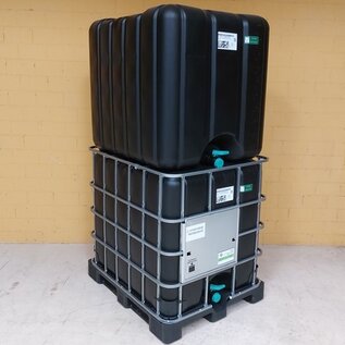 IBC Container für Gefahrgut NEU mit UV-Schutz 1000 Liter & FDA mit Ersatz-Innenbehälter NEU auf Kunststoff-Palette