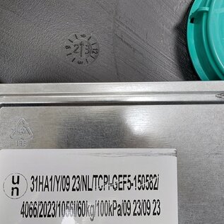 IBC Container für Gefahrgut NEU mit UV-Schutz 1000 Liter & FDA mit Ersatz-Innenbehälter NEU auf Kunststoff-Palette #IBC64VP+64-UN-UV-FDA-GC-NEU